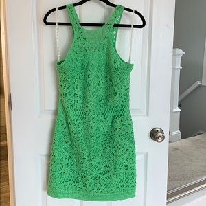 NWT Lilly Pulitzer bright green dress. Size medium